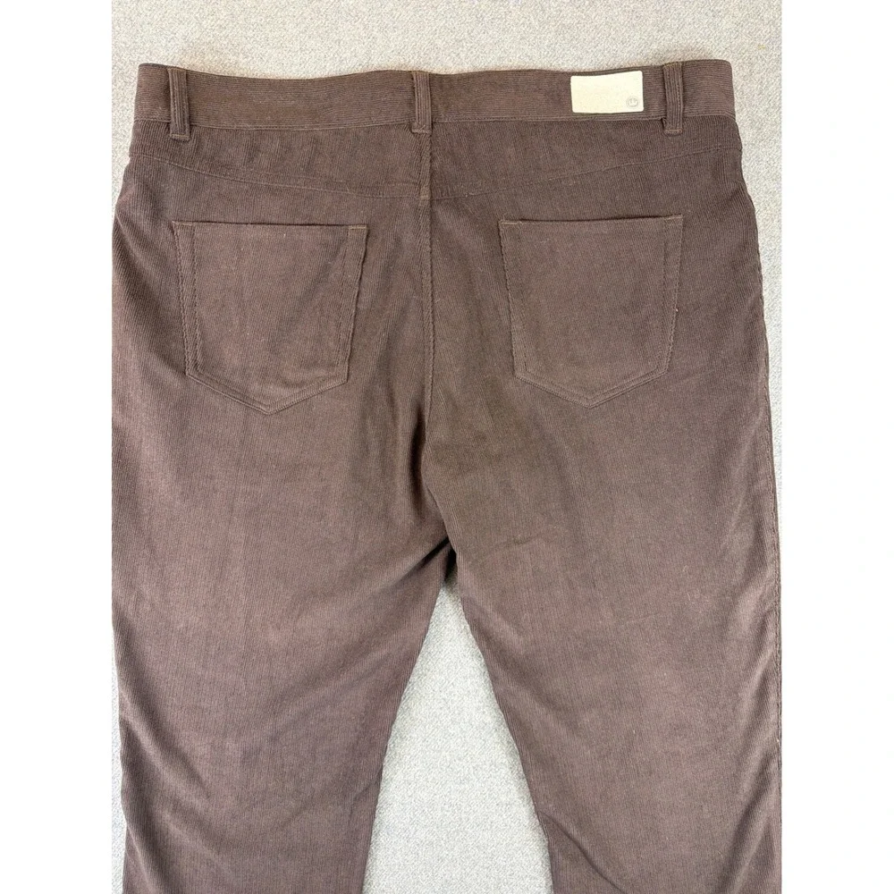 Peter Millar Corduroy Pants Mens 39x‎ Brown Stretch 5-Pocket Straight Leg